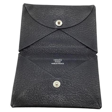 all black hermes mens card holder|Hermes men's wallet billfold.